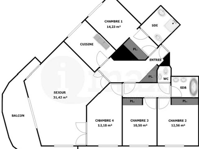 Vente Appartement 5 pièces 111.53 m2 Levallois Perret