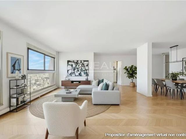 Vente Appartement 5 pièces 111.95 m2 Paris 15ème