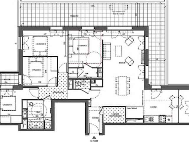 Vente Appartement 5 pièces 117 m2 Serris