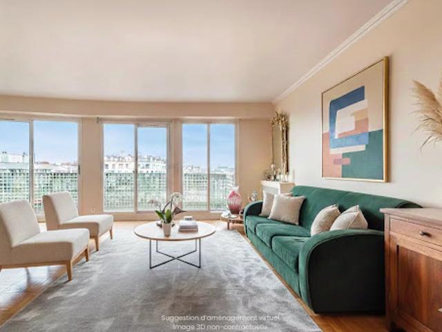 Vente Appartement 5 pièces 125.47 m2 Paris 16ème