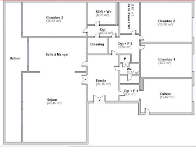 Vente Appartement 5 pièces 145 m2 Saint Cloud