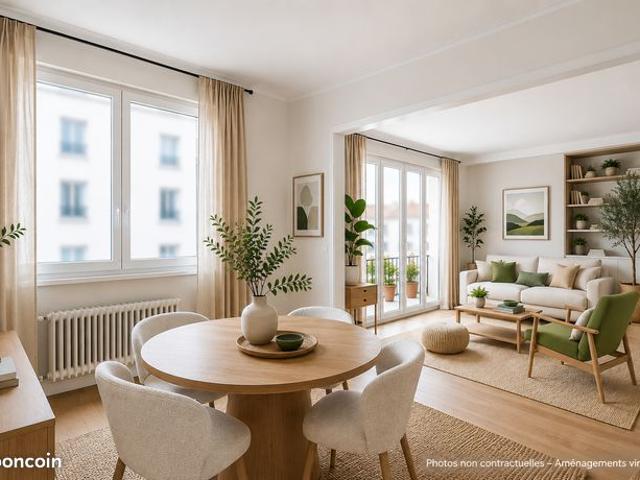 Vente appartement 5 pièces 3 chambres balcon calme