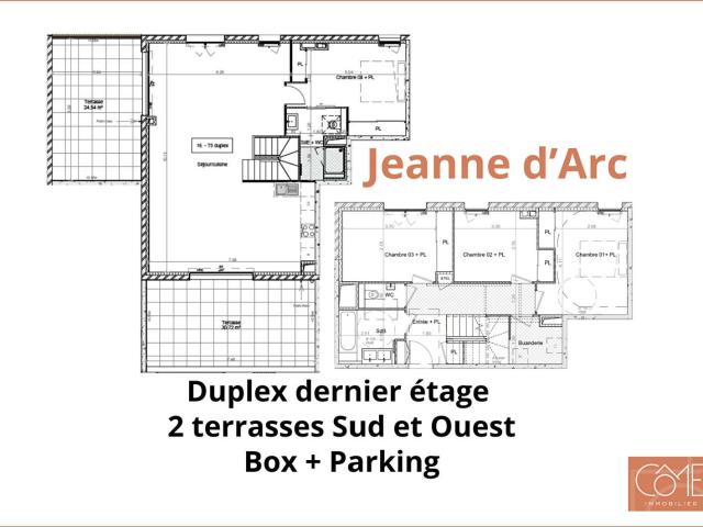 Vente appartement 5 pièces Rennes Jeanne D'arc 35