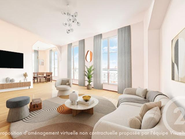 Vente Appartement 6 pièces 102.19 m2 Paris 16ème