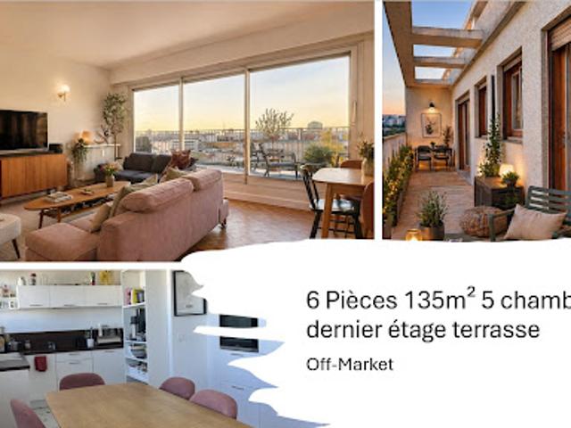 Vente Appartement 6 pièces 135 m2 Boulogne Billancourt