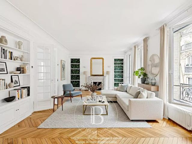Vente Appartement 6 pièces 175.51 m2 Paris 16ème