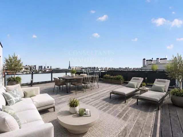 Vente Appartement 6 pièces 194.8 m2 Paris 15ème