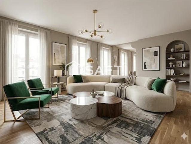 Vente Appartement 7 pièces 200 m2 Saint Etienne
