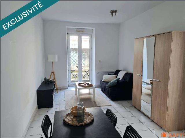 Vente appartement 1 pièce Nantes Canclaux Mellinet 44