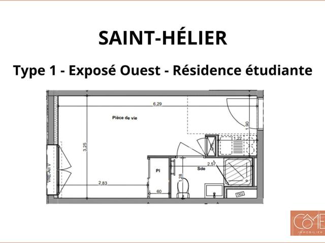 Vente appartement 1 pièce Rennes Saint Helier 35