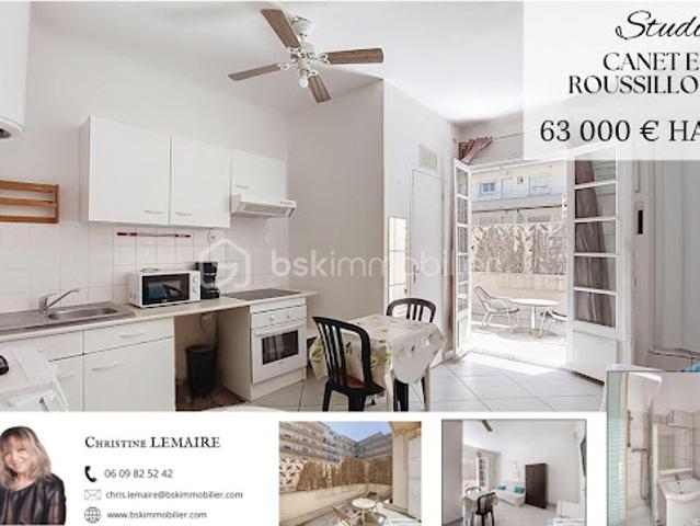 Vente Appartement 1 pièce 17.49 m2 Canet en Roussillon