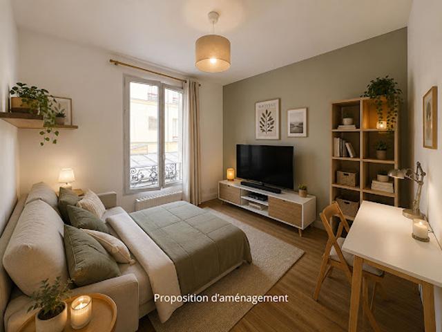 Vente Appartement 1 pièce 18 m2 Paris 15ème