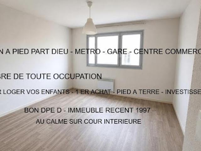 Vente Appartement 1 pièce 19 m2 Lyon 3ème