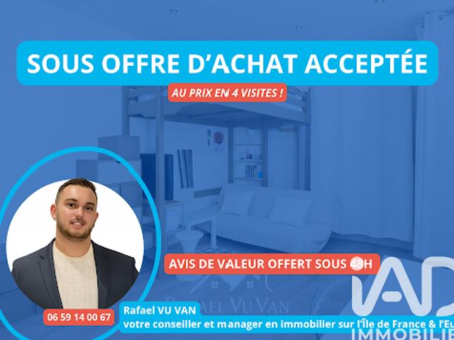 Vente Appartement 1 pièce 19 m2 Paris 18ème