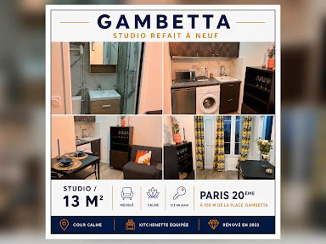 Vente Appartement 1 pièce 13 m2 Paris 20ème
