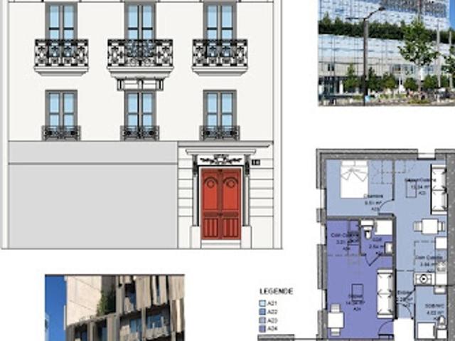 Vente Appartement 1 pièce 24 m2 Clichy