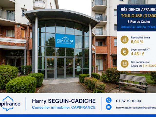 Vente Appartement 1 pièce 26 m2 Toulouse