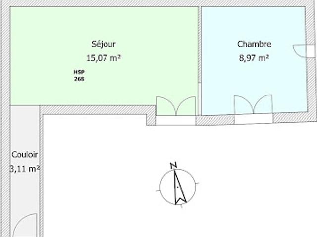 Vente Appartement 1 pièce 27.7 m2 Paris 18ème