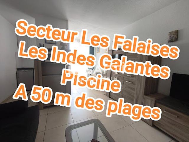 Vente Appartement 1 pièce 28 m2 Le cap d'agde