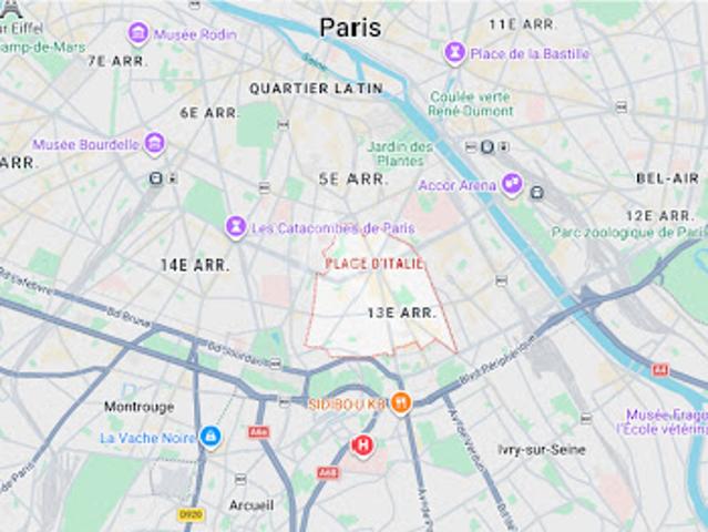 Vente Appartement 1 pièce 23 m2 Paris 13ème