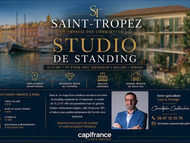 Vente Appartement 1 pièce 31 m2 Saint Tropez