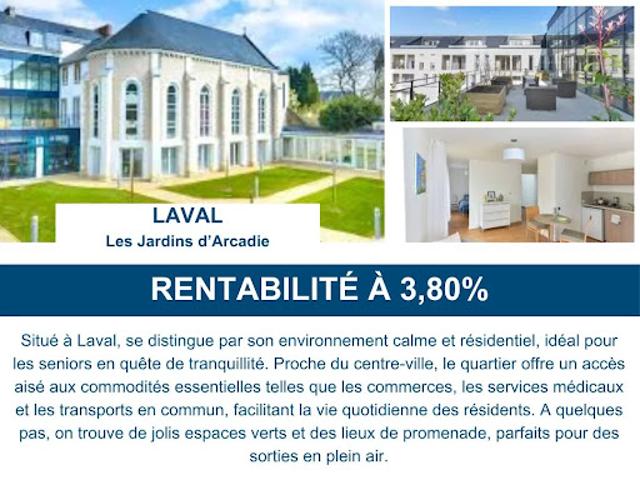 Vente Appartement 1 pièce 32.44 m2 Laval