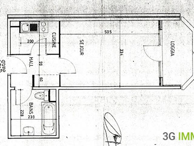 Vente Appartement 1 pièce 33.71 m2 Blagnac