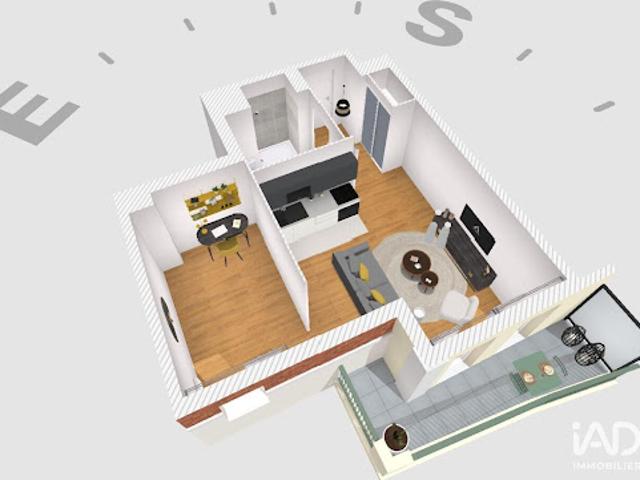 Vente Appartement 1 pièce 40 m2 Le Blanc Mesnil