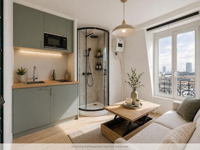 Vente Appartement 1 pièce 8.19 m2 Paris 5ème