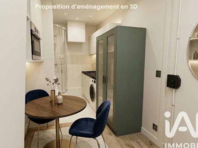 Vente Appartement 1 pièce 9 m2 Paris 17ème