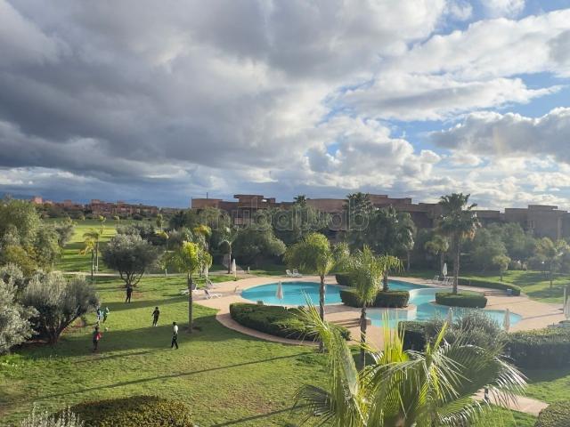 Vente appartement 2 chambres prestigia golf city Marrakech piscine collective