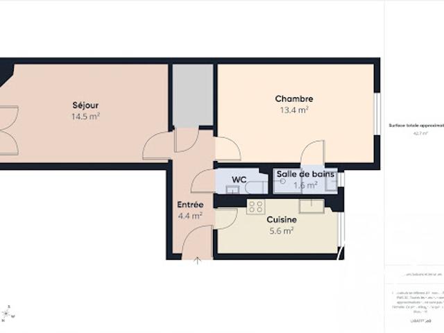 Vente Appartement 2 pièces 43.37 m2 Vitry sur Seine
