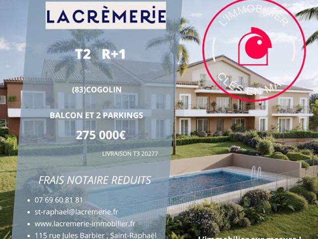 Vente Appartement 2 pièces 41.77 m2 Cogolin