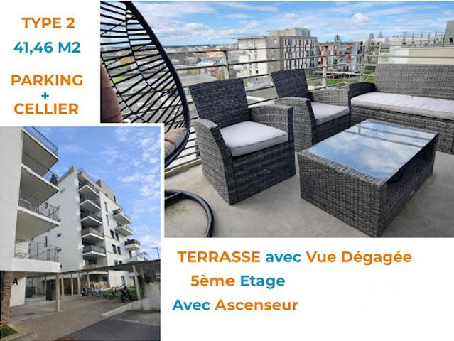 Vente Appartement 2 pièces 41 m2 Tours