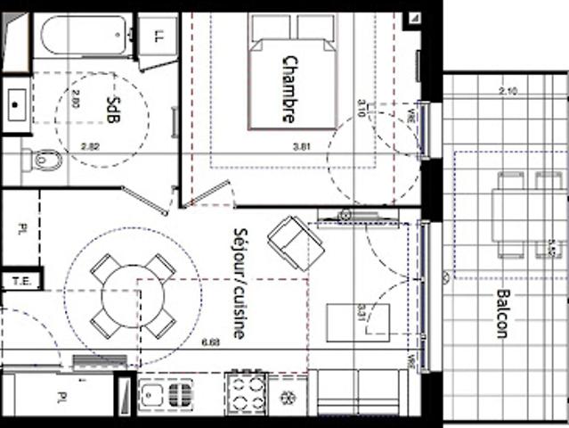 Vente Appartement 2 pièces 41 m2 Valras Plage