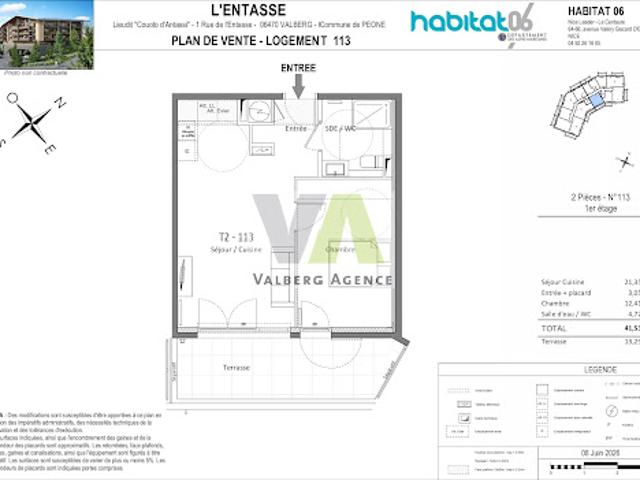 Vente Appartement 2 pièces 42 m2 Valberg
