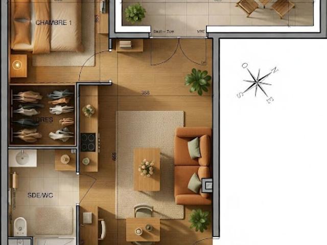 Vente Appartement 2 pièces 42 m2 Annecy