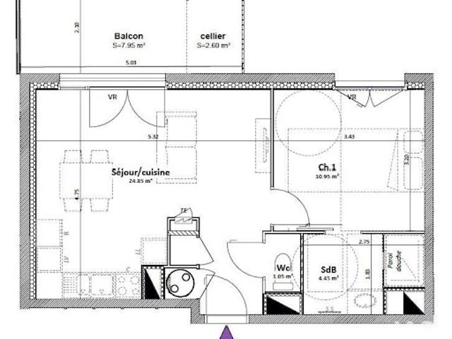 Vente Appartement 2 pièces 42 m2 Goncelin