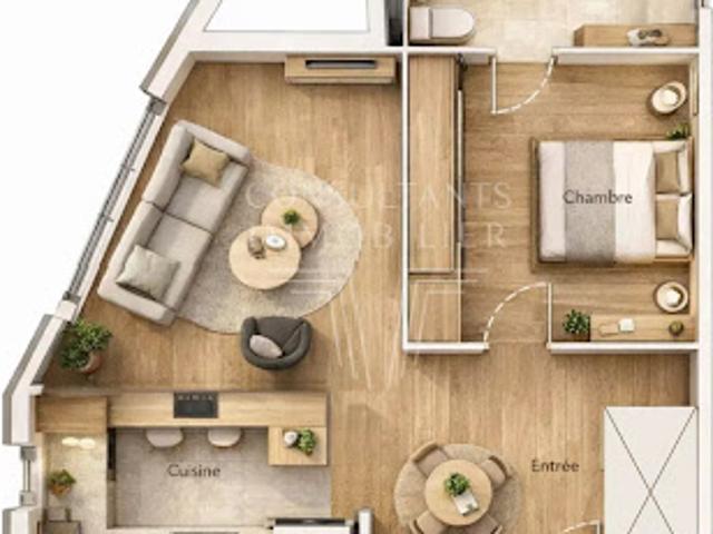Vente Appartement 2 pièces 47 m2 Paris 16ème