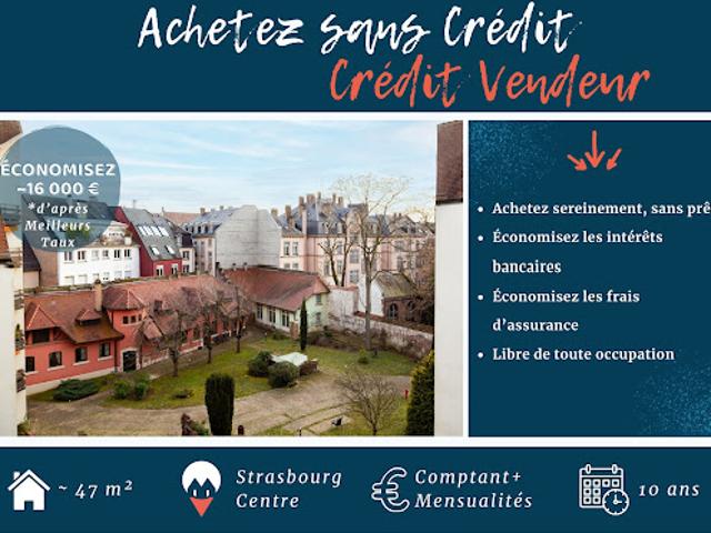 Vente Appartement 2 pièces 47 m2 Strasbourg
