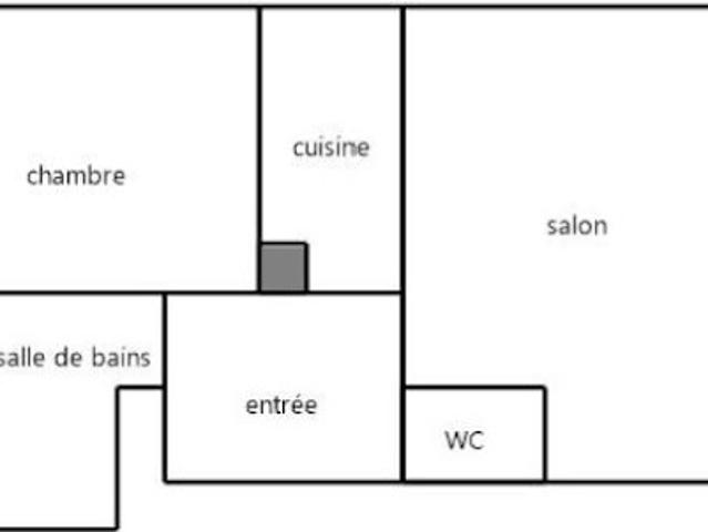 Vente Appartement 2 pièces 44.4 m2 Paris 20ème
