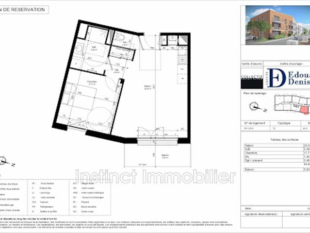 Vente Appartement 2 pièces 44.84 m2 Guilvinec