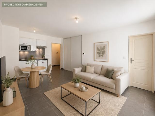 Vente Appartement 2 pièces 44 m2 Les milles