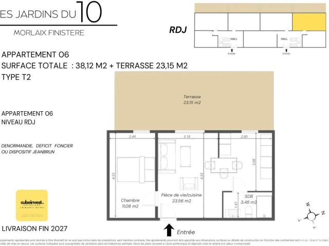 Vente Appartement 2 pièces