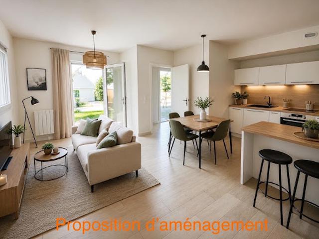 Vente Appartement 2 pièces 45 m2 Lacroix Saint Ouen