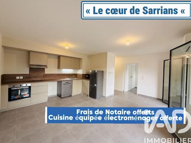 Vente Appartement 2 pièces 45 m2 Sarrians