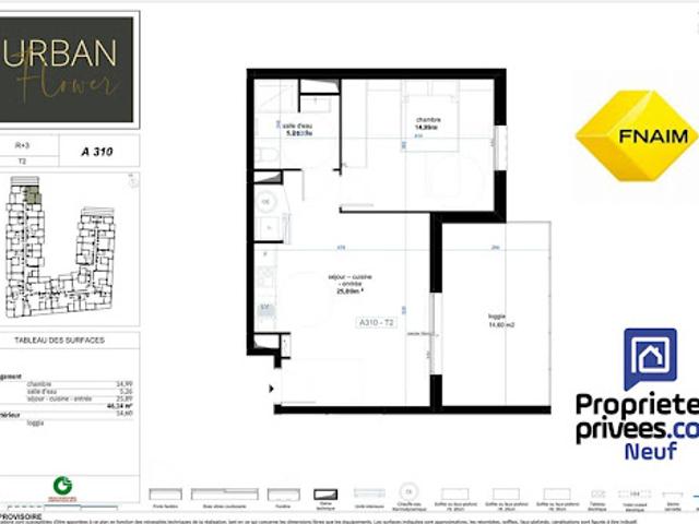 Vente Appartement 2 pièces 46.14 m2 Narbonne