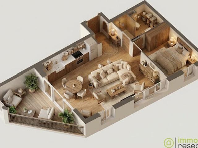 Vente Appartement 2 pièces 45 m2 Cucq