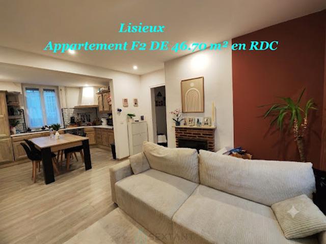 Vente Appartement 2 pièces 46 m2 Lisieux