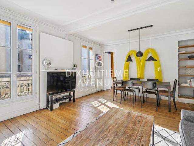 Vente Appartement 2 pièces 48.89 m2 Paris 18ème